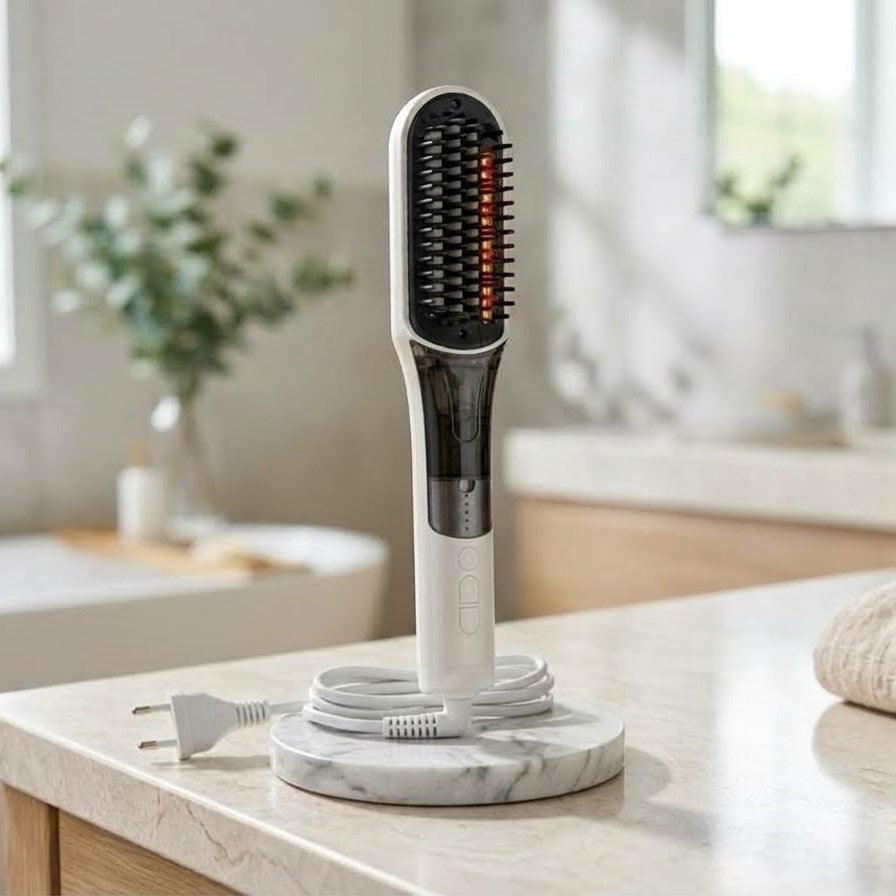 KALMORA™ HydroSteam Pro — Cepillo Alisador con Vapor
